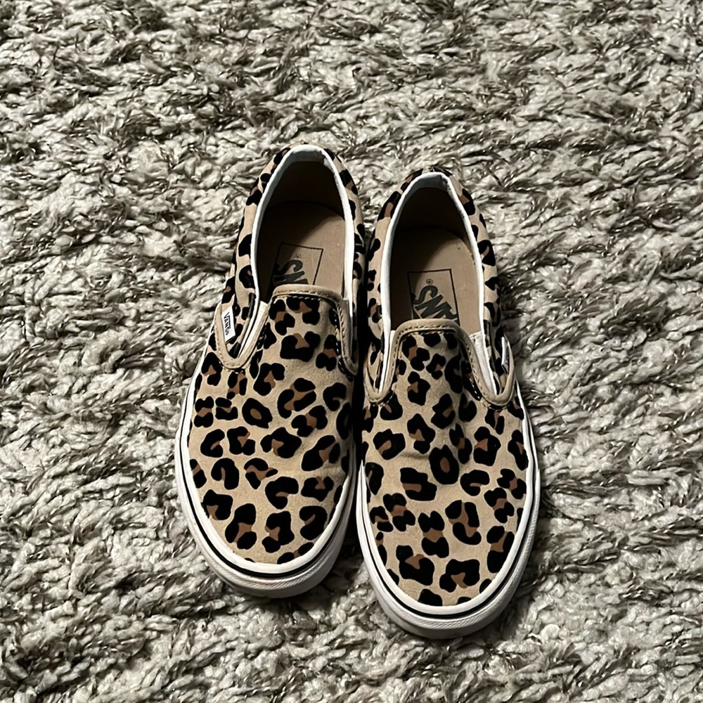 Animal print vans